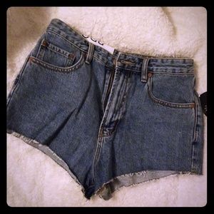 NWT BDG cheeky super high rise denim shorts